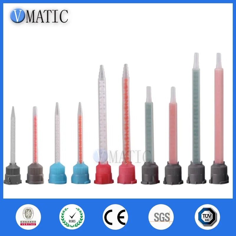 Free Shipping 10 Pcs Resin Static Mixer Round MB5.4-16S (10:1) Mixing Nozzles For 10:1 Caulking Gun