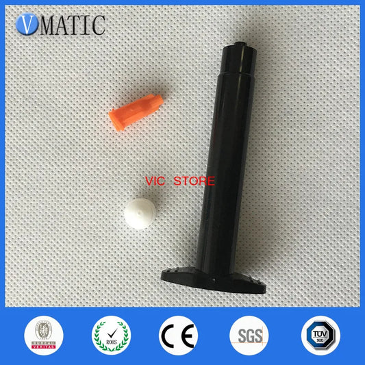 2023 Factory Price 50cc/ 50ml Black Syringe Barrel Set Glue Dispensing Syringe 10sets/bag With High Quality