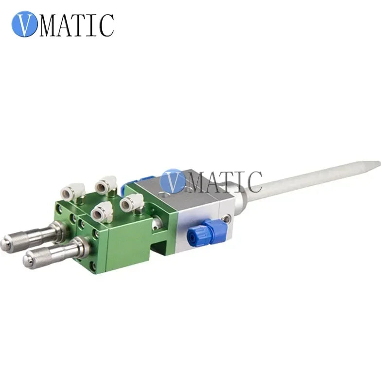 High Quality New AB Dispensing Valve Fuselage Piston With Micrometer Trim Out Liquid Dispenser Two Component Pneumatic Valve