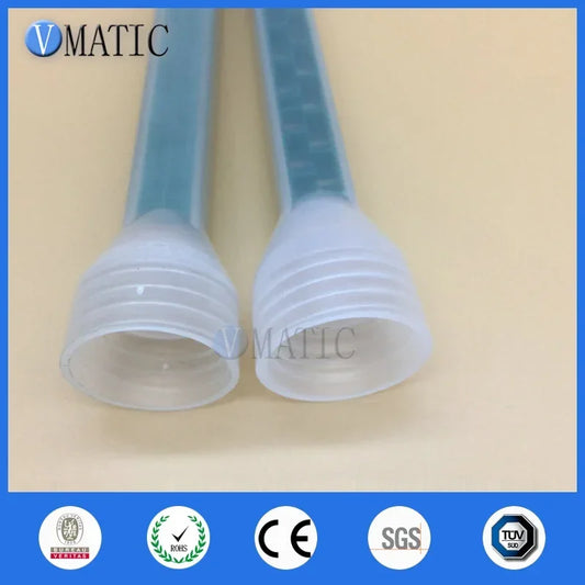 Free Shipping 5Pcs Resin Static Mixer MF06-24 Mixing Nozzles Screw Mouth Silicone Plastic Mixing Tube Nozzle