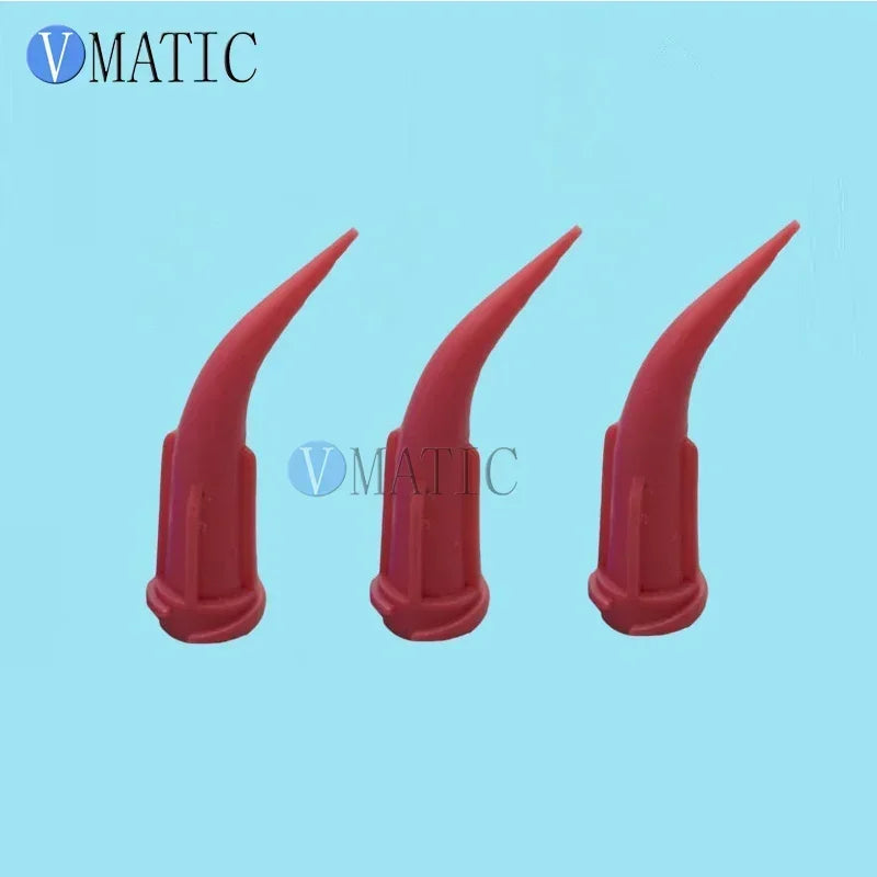 100PCS 18G(1.27mm) Tapered Dispensing Tips |Luer Lock Nozzles for Epoxy/Silicone