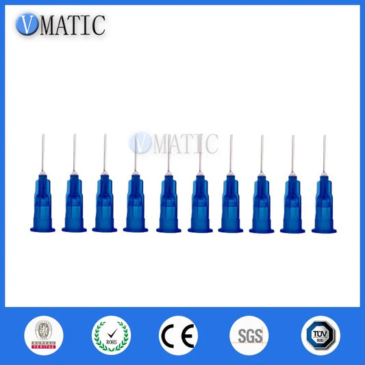 100pcs 23G Tapered Dispensing Needles | SUS304 Steel 12.7mm Industrial Tips for Glue Controller Free Shipping