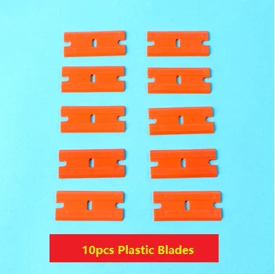Multi-Function Window Tint Tool Ceramic Glass Oven Paint Razor Scraper Glue Sticker Knife Clean Removal Squeegee Plastic Blade