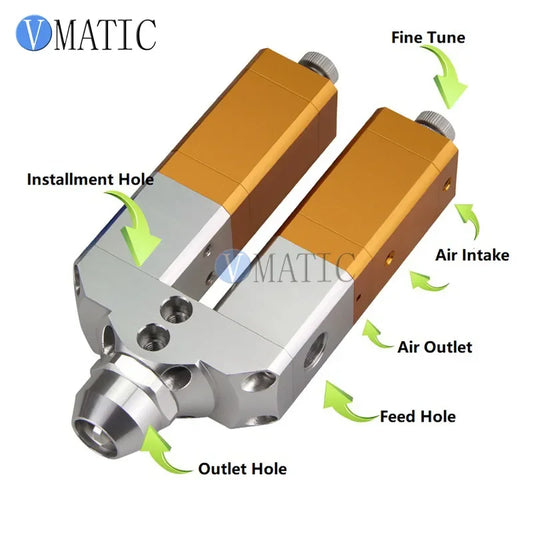 Free Shipping Big Flow Cylinder AB Glue Adhesive Liquid Suck Back Glue Dispensing Valve Gun