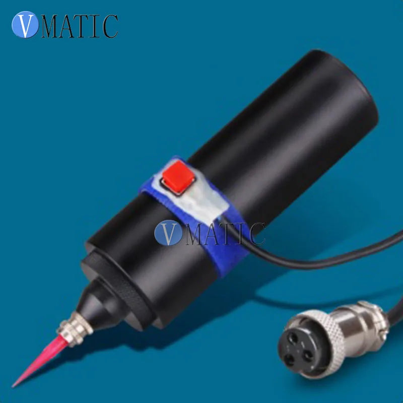 Manual Glue Dispensing Controller with On/Off Switch & Hook Loop Strap - For Glue Syringe Adapter Valve - Hand Flow Control