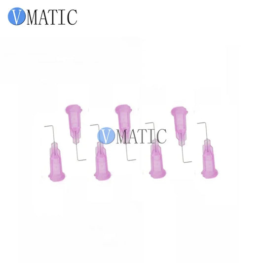 Free Shipping 100pcs 90 Degree Bent Dispensing Needle Tips Glue Sealants 30G Needle Blunt Tips Glue Adhesive Dispenser Needles