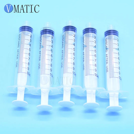 Free Shipping Non Sterilized 20Pcs 10ml/cc Dispensing Plastic Liquid Dispenser Luer Lock Syringe