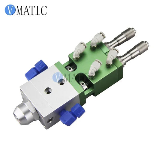 High Quality New AB Dispensing Valve Fuselage Piston With Micrometer Trim Out Liquid Dispenser Two Component Pneumatic Valve