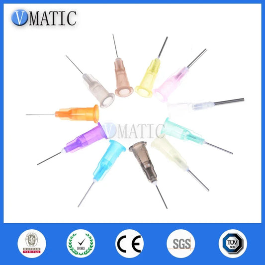 Free Shipping 1/2 Inch Blunt Glue Adhesive Fluid Dispensing Stainless Steel Syringe Needle Tips