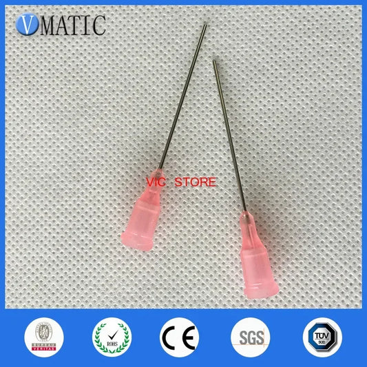 Free Shipping 100Pcs 1.5'' 20G Tip Luer Lock Glue Dispensing Needle Tip 1-1/2 Inch