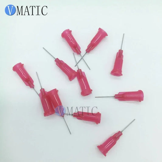 Free Shipping 1'' Inch Tubing Length 25G Stainless Steel Tip Dispensing Needles Syringe Needle Tips Dispenser Needle Tip