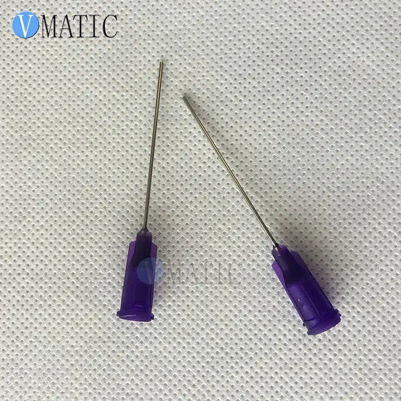 High Quality 1.5'' Tube Length 100Pcs 14/15/16/18/20/21/22/23/25/27 Glue Adhesive Dispensing Needle Tips 1-1/2 Inch