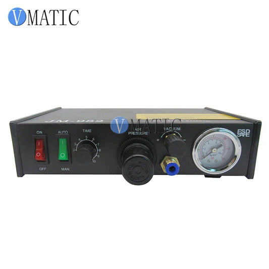 Semi-Auto Glue Adhesive Dispenser PCB Solder Paste Liquid Controller Dropper Solder Paste Fluid Glue Splitter Tools Machine
