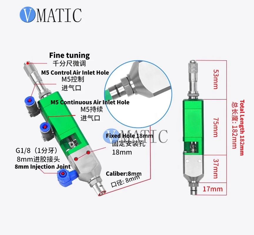 Irregular Path Glue Dispenser VC281T | Single-Component UV Silicone & Yellow Adhesive Dispensing with Precision Control