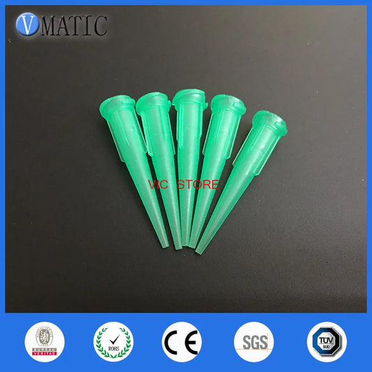 100Pcs Plastic Conical Tapered Needles - 18G Smooth Flow Dispense Tips, Free Shipping