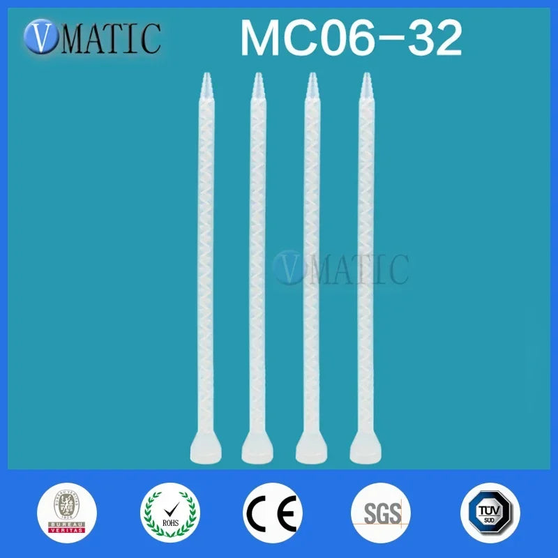 MC06-32 Static Mixers 5PCS | Industrial Nozzle for Epoxy Resin (White Core) Fast Ship