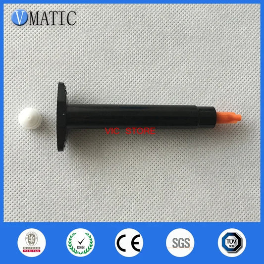 Free Shipping Black Anti-Uv 55Cc/Ml Dispense Pneumatic Syringe Sets -Barrel, Piston, End Cap Cover, Tip Cap Stopper 280Sets/Lot