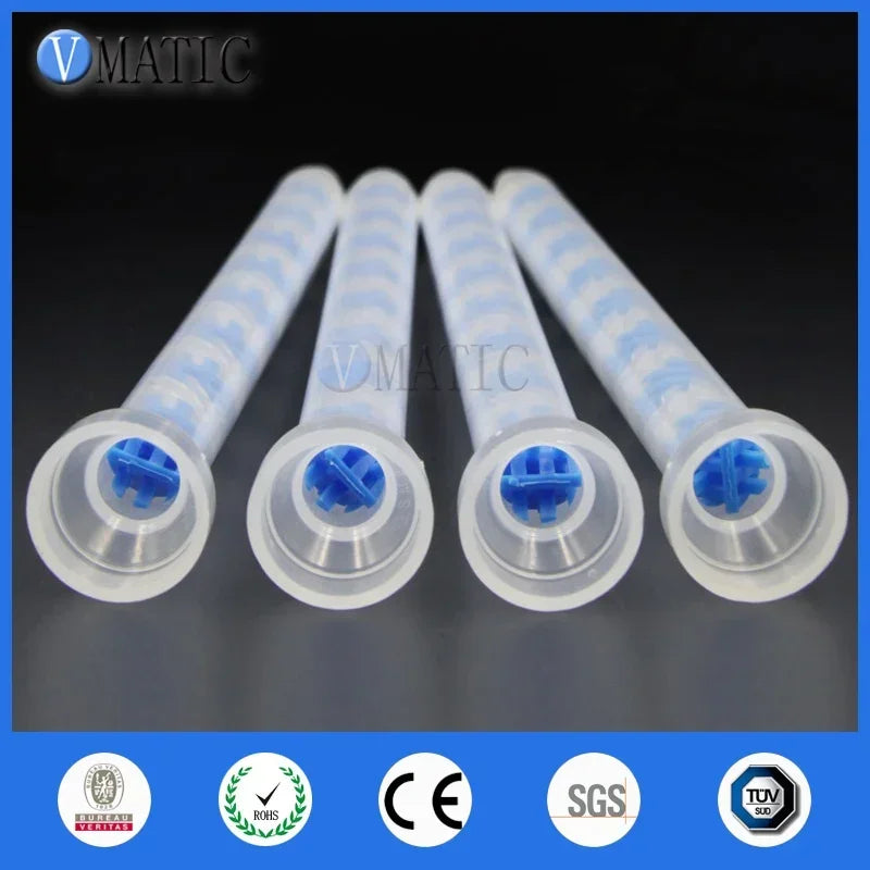 GSM9-16 Static Mixing Nozzle 10PCS - Multi-Purpose AB Adhesive Mixer for Epoxy Resin & High-Viscosity Glue Dispensing