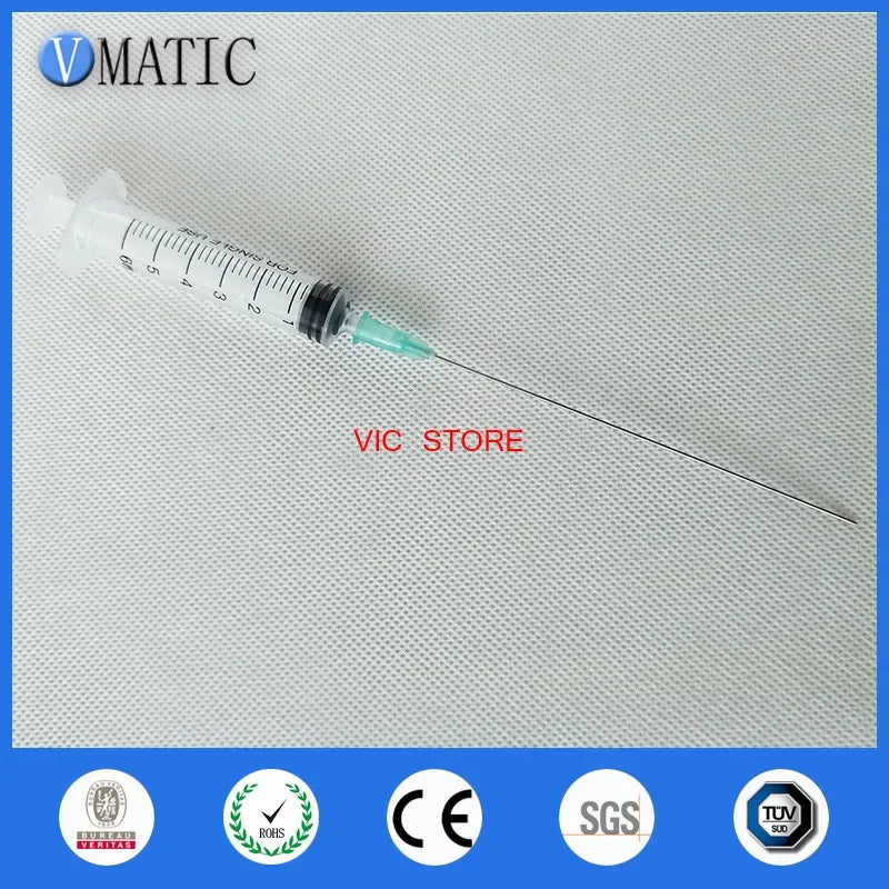 Free Ship 21G Blunt Tip Needle Fill 10cm Long For Liquid Dispenser Adhesive Glue Ink Refilling 100mm Length Dispensing Needles