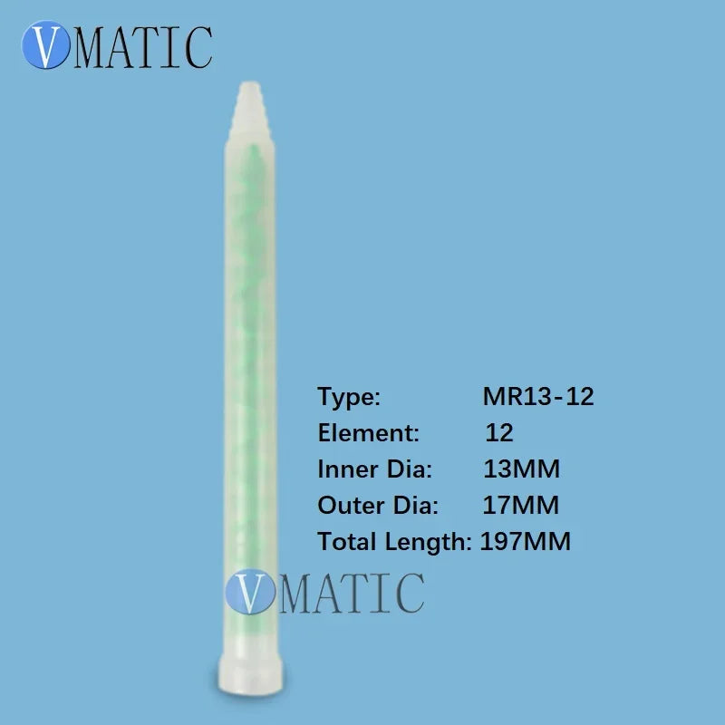 Free Shipping Resin Dynamic Mixer MR Series Mixing Nozzles Plastic Static Mixer Tube For Pneumatic Glue Machine Valve Filling