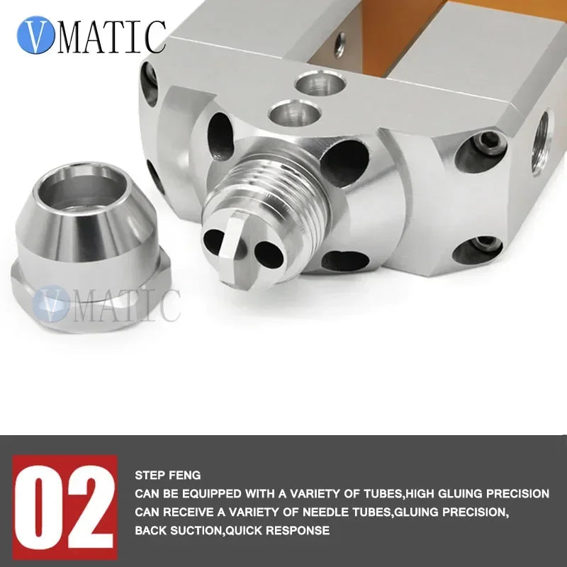 High Quality Big Flow Stainless Steel AB Glue / Adhesive Suck Back Glue Dispensing Valve