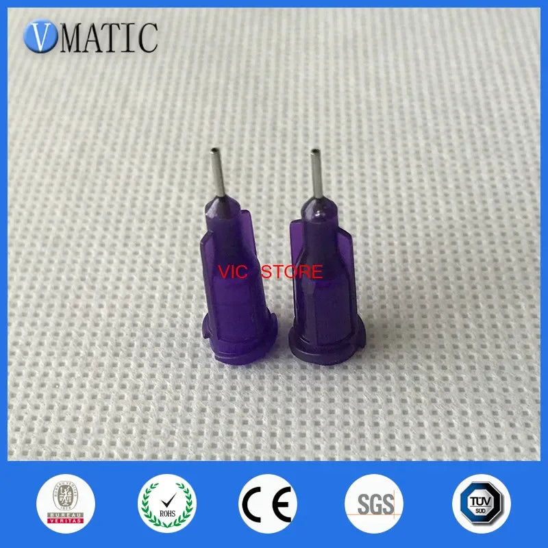 Free Shipping Quality Assurance 100pcs/lot 21G 1/4 Inch Stainless Steel Tip Dispensing Screw Needles Syringe Needle Tips