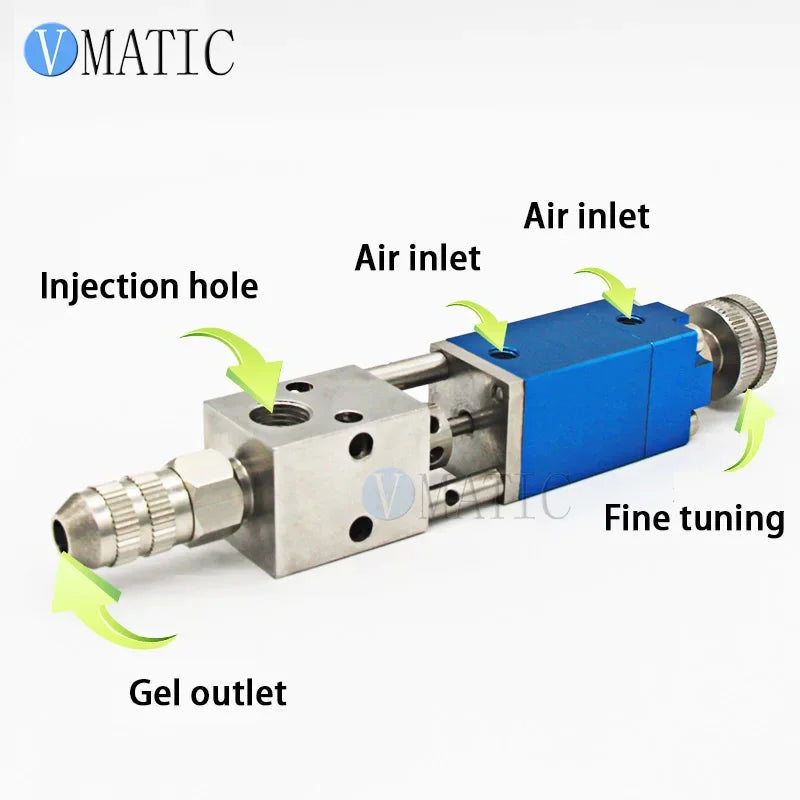 Free Shipping High Precision Needle Off Medium-High Viscosity Fluid Dispensing Valve Glue Dispense Nozzle Valve