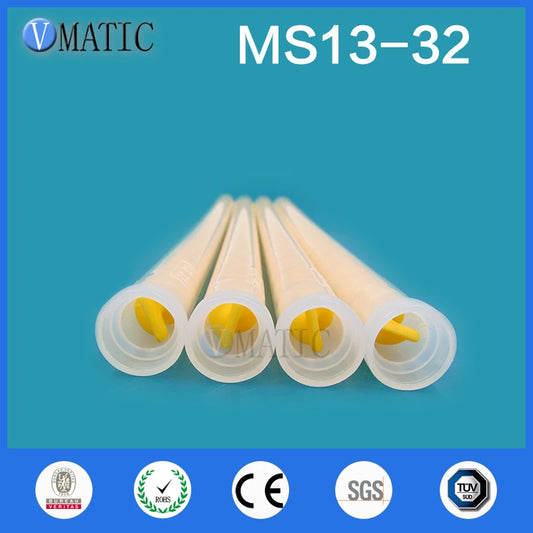 High Quality Resin Static Mixer MC/MS13-32 Mixing Nozzles For Duo Pack Epoxies (Yellow Core)