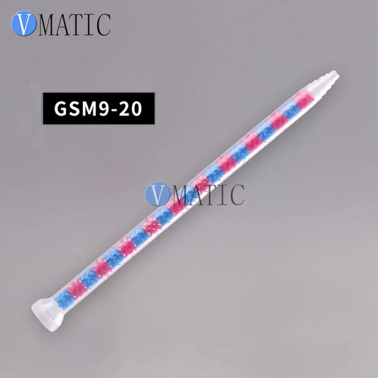 GSM9-20 Static Mixing Nozzle 10PCS - Multi-Purpose AB Adhesive Mixer for Epoxy Resin & Glue Dispensing (Industrial Grade)