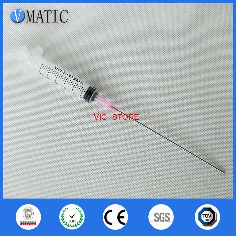 Free Shipping Quality 18G Blunt Tip Needle 10cm For Liquid Dispenser Adhesive Glue Ink Refilling 100mm Length Dispensing Needles