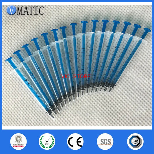 Free Shipping Non Sterilized High Recommendation Dispensing Syringes 1Cc/Ml Plastic With Black Cap Stopper