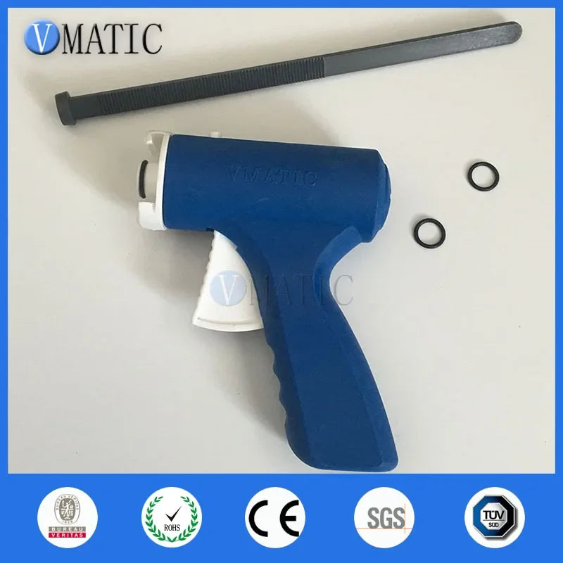 5ml Plastic Dispensing Gun Kit for Soldering Flux - Includes 5cc Syringe & Assorted Needle Tips - Manual Control for Electronics