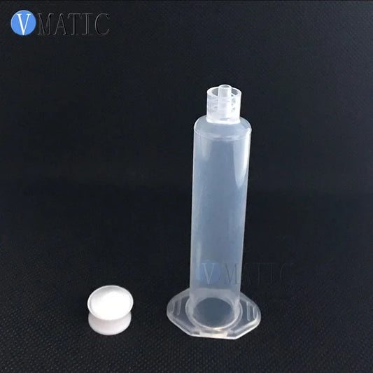 Free Shipping US style 10cc 10ml Pneumatic Syringe Glue/ Liquid Dispenser Syringes With Piston