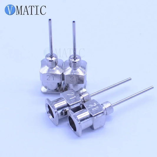 12Pcs 21G 0.5 Inch Tip Glue Needle Tips, Stainless Steel Precision Adhesive Applicator
