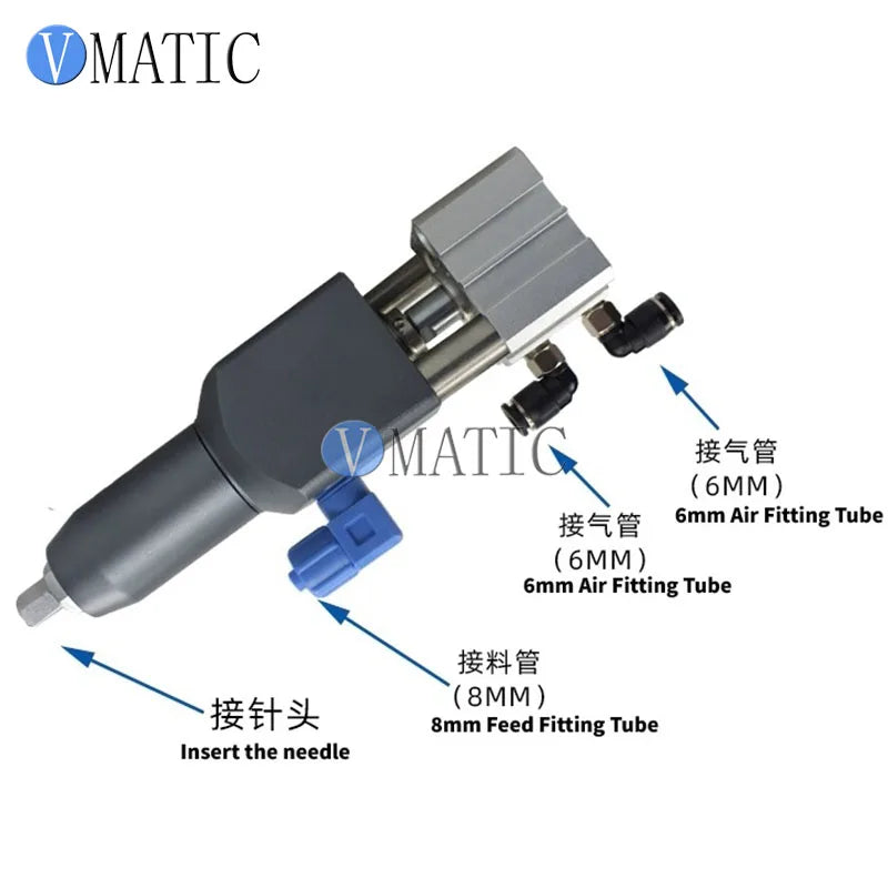 VC-67 Square Short Silicone Valve - Full Metal Construction, High Flow Rate, Suitable for Low-Medium Viscosity Fluids