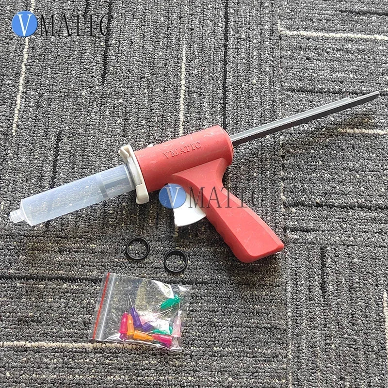 Free Shipping New Arrival Manual Syringe Gun Dispenser 30/55cc ml Glue Gun