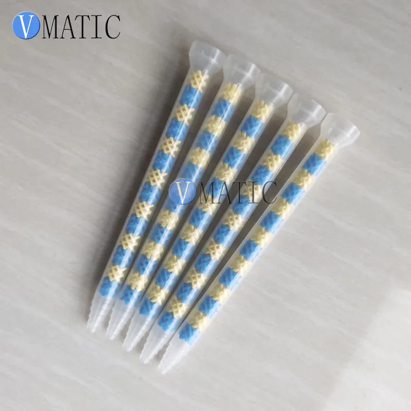 Industrial Static Mixer Nozzles GSM9-14 | 10PCS Multi-Industry for AB Adhesive High-Flow Eng-Plastic Anti-Clog Free Shipping
