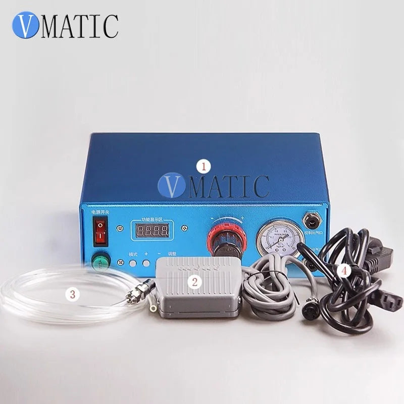 VC-900 Automatic Digital Display Dispensing Machine, Dual-Port AB Valve for Precision Quantitative Glue, 220V Universal