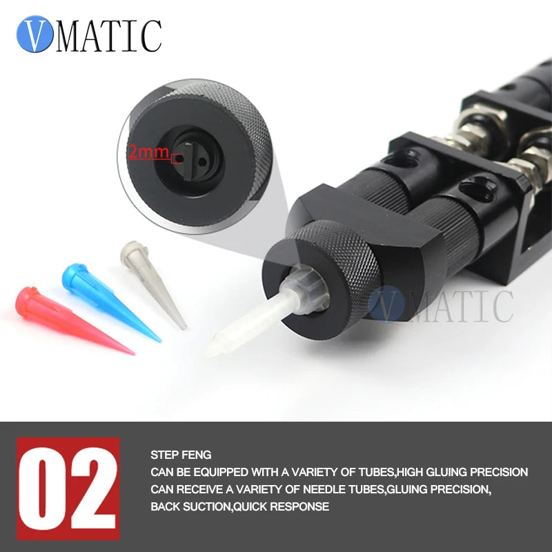 High Quality Double liquid Precision Adjustable Suction Glue Dispensing Valve