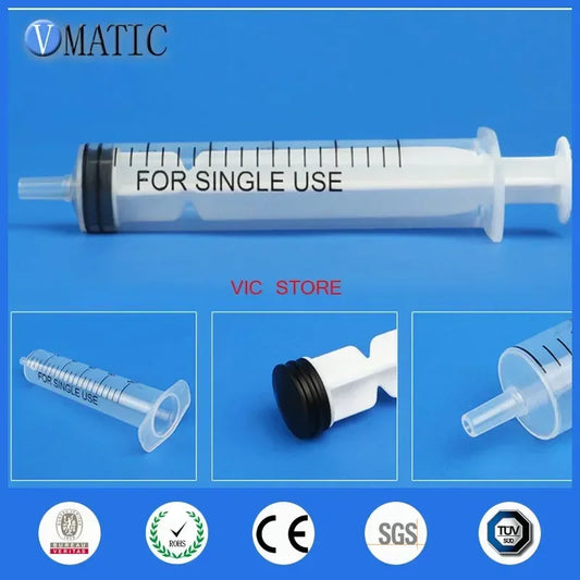 10ml Luer Lock Epoxy Syringe Kit ▶ 304SS Blunt Fill Needle(10cc/25G)
