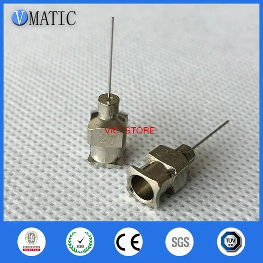27G Blunt Syringe Needles 12pcs | All-Metal Stainless Steel Tips for Glue/Resin/Cosmetics (1/2" Tip Precision Control)