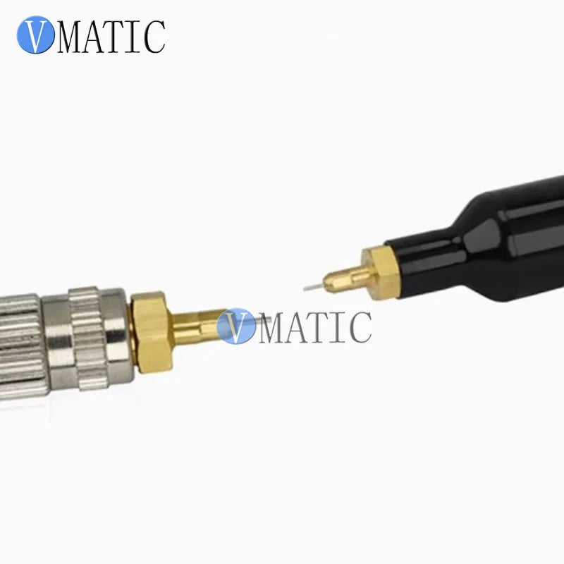 Free Shipping Luer Style Solid Brass Hot Glue Nozzle - Precision Anti-Drip Tip for Universal Glue Guns x 1pc