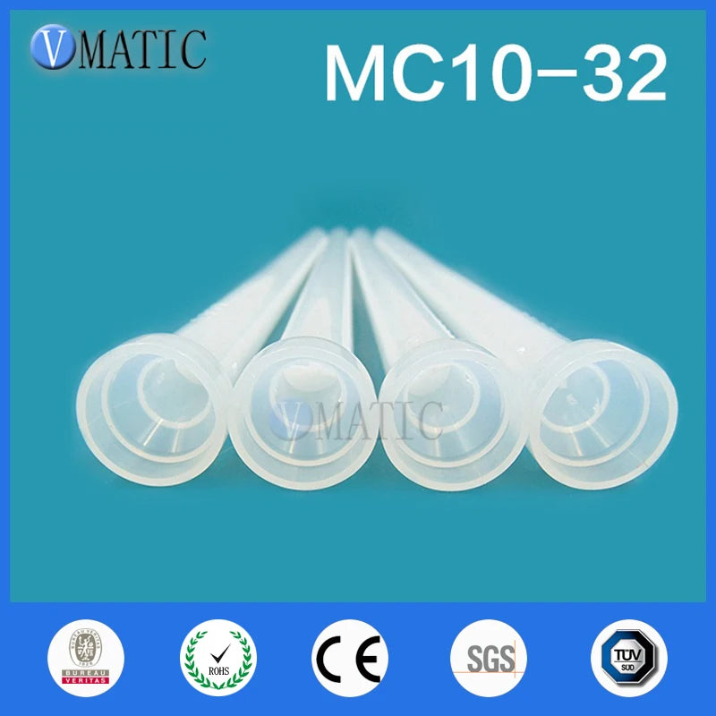 High Quality Resin Static Mixer MC 10-32 Mixing Nozzles For Duo Pack Epoxies (White Core)