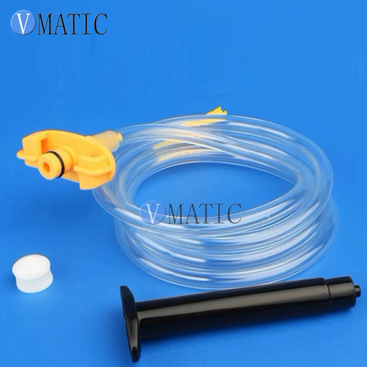 Free Shipping EFD 5cc 5ml Pneumatic Syringe Barrel Valve Robot Barrel Adapter With Syringe Dispensing Needle Tip