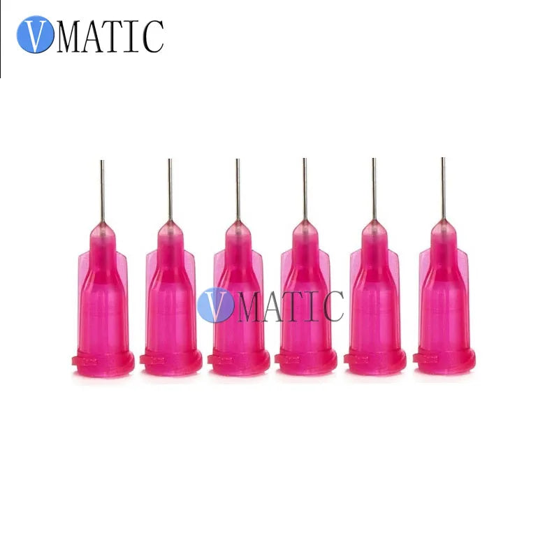 Free Shipping 100Pcs 15G 1/4 Inch Dispensing Glue Gun Needle Tip