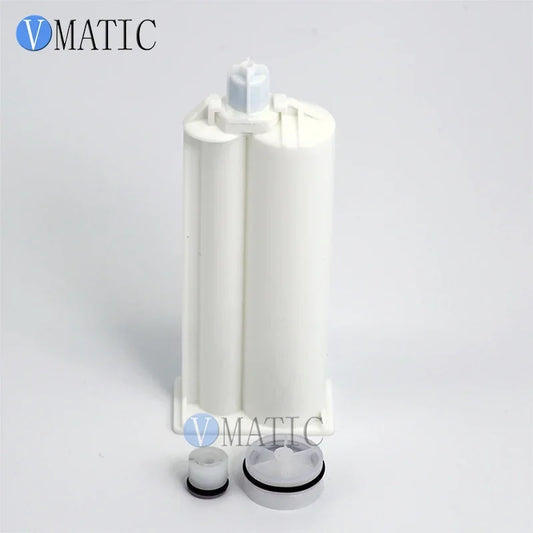 Free Shipping 2023 Hot Sale 2 Pcs Pro Glue Dispensing Plastic Cartridge 50ml/cc 4:1 Ratio For Dispensing Gun