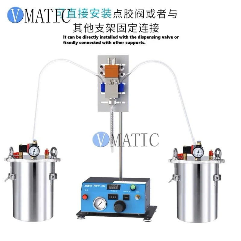Glue Valve Mount Bracket | Pneumatic Dispenser Holder Stand | Fixed Support for Dispensing Valve | Dispensing Accessories