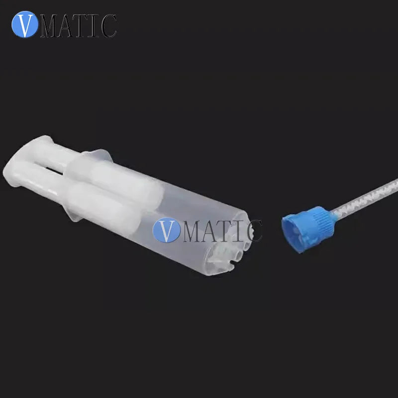 Manual Dispensing Gun for AB Epoxy Adhesive, Dual Barrel Cartridge 24ml 1:1 Mix Ratio, for 2-Part Glue, Resin, Sealant