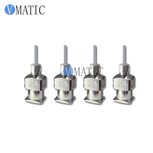 High Quality 12Pcs High Precision All Metal Tips 20G 1/4 Inch Tubing Length Blunt Stainless Steel Needles Syringe Needle Tips