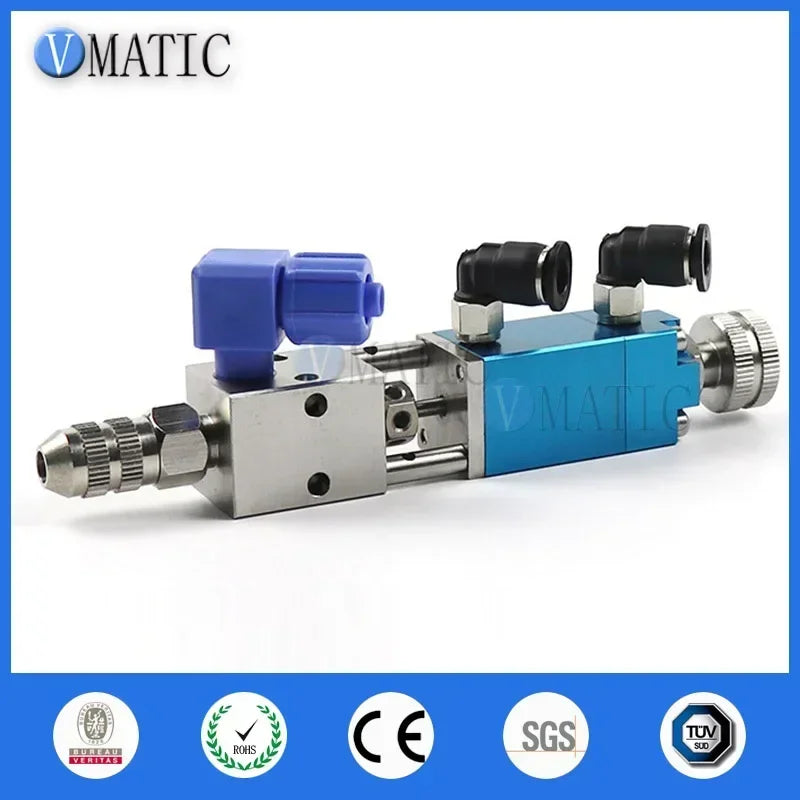 Free Shipping Single Liquid Needle Off Pneumatic Glue Fluid Dispensing Nozzle Valve